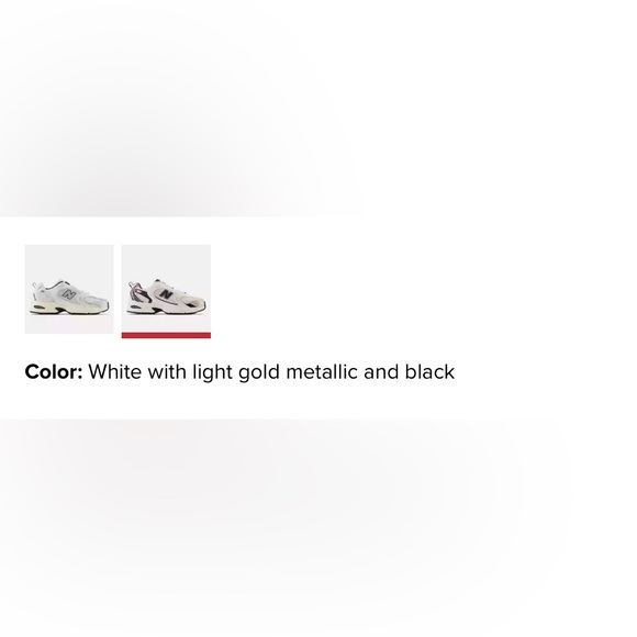❌SOLD❌ NWT New Balance 530 White Light Gold Black Men’s 7 | EU 40 | Women’s 8.5 - Picture 15 of 15